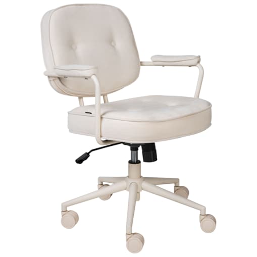 Krzesło obrotowe PARAMUS Złamana biel