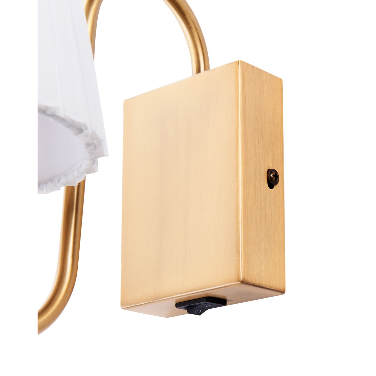 Zestaw 2 lamp ściennych biały TOLKA