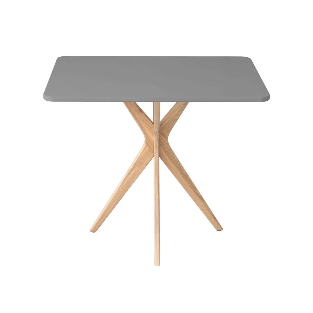 Stół CUTTI 55x80 ciemny szary/jesion