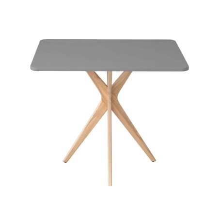 Stół CUTTI 55x80 ciemny szary/jesion