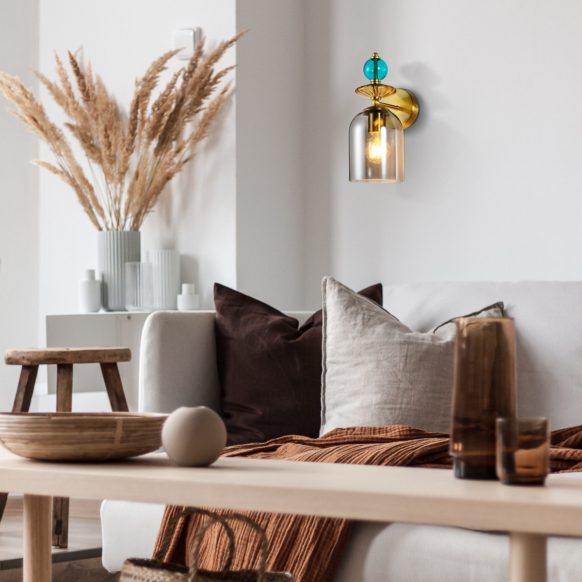 Kinkiet Light Prestige Tropea dymny 1 x E27 1 szt.
