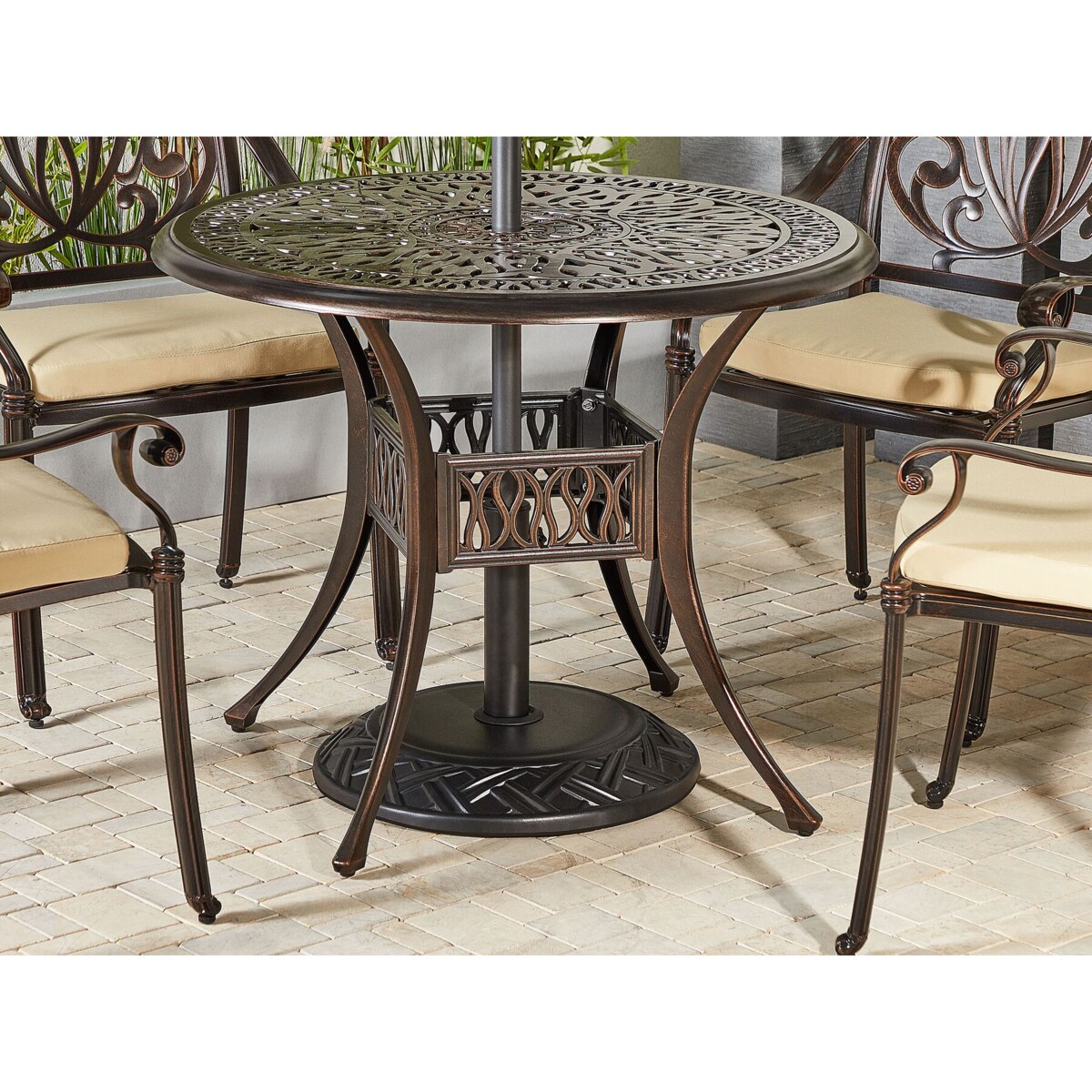 Podstawa pod parasol ⌀ 50 cm czarna CAPACI