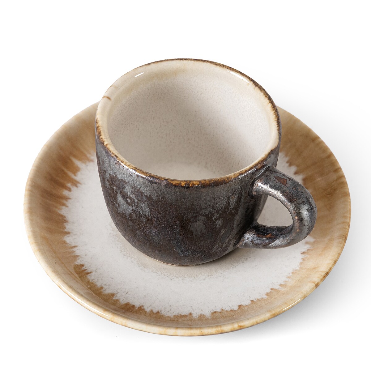 Konsimo PRIMA Zestaw kawowy espresso 6 os. (18 el.), jasnobeżowy