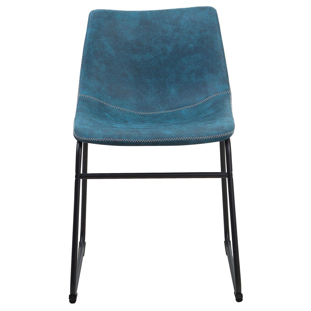 Zestaw 2 krzeseł do jadalni niebieski BATAVIA