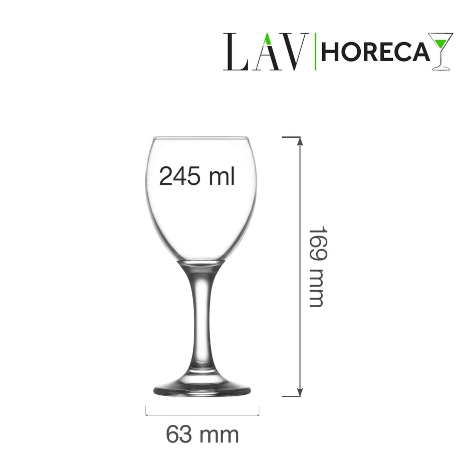 Kieliszek do wina Aspen 245 ml, LAV