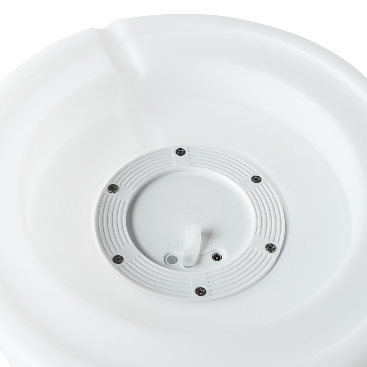 Lampa ogrodowa stojąca LED SABANAS Z pilotem Biały