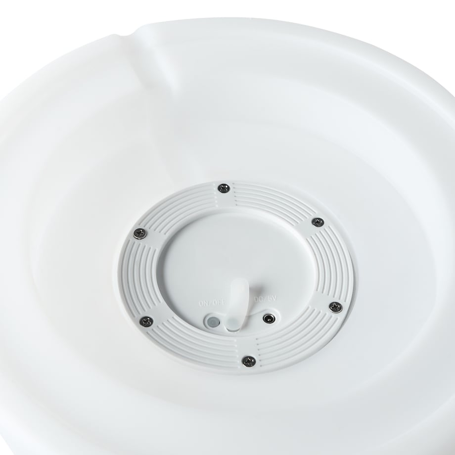 Lampa ogrodowa stojąca LED SABANAS Z pilotem Biały