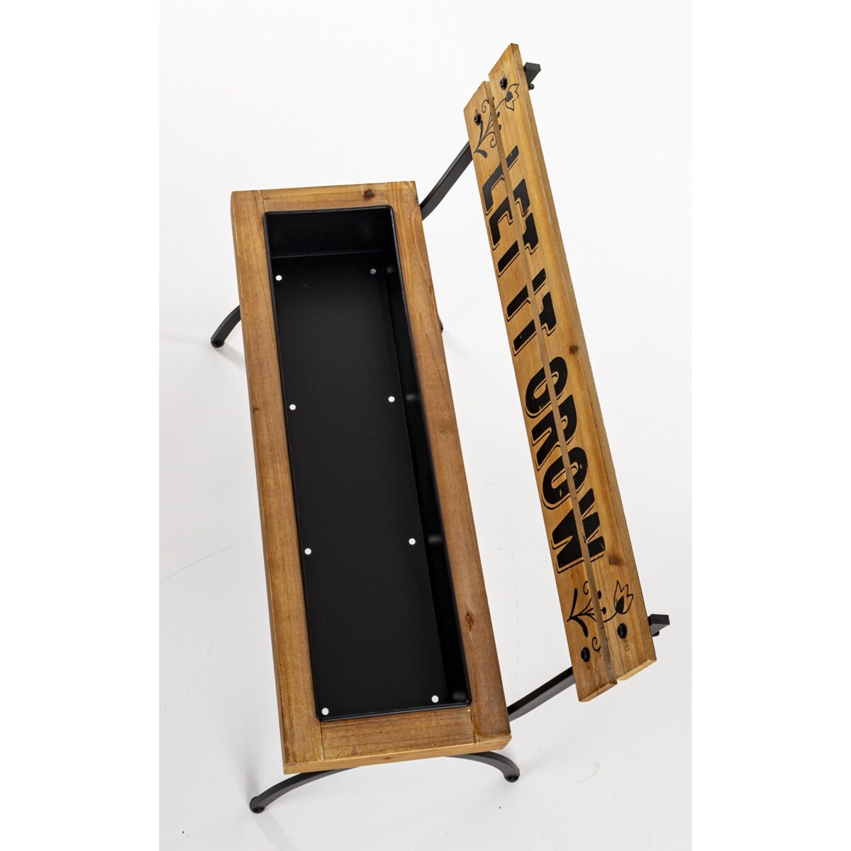 Kwietnik drewniano-metalowy 71x79x39 cm PANCA