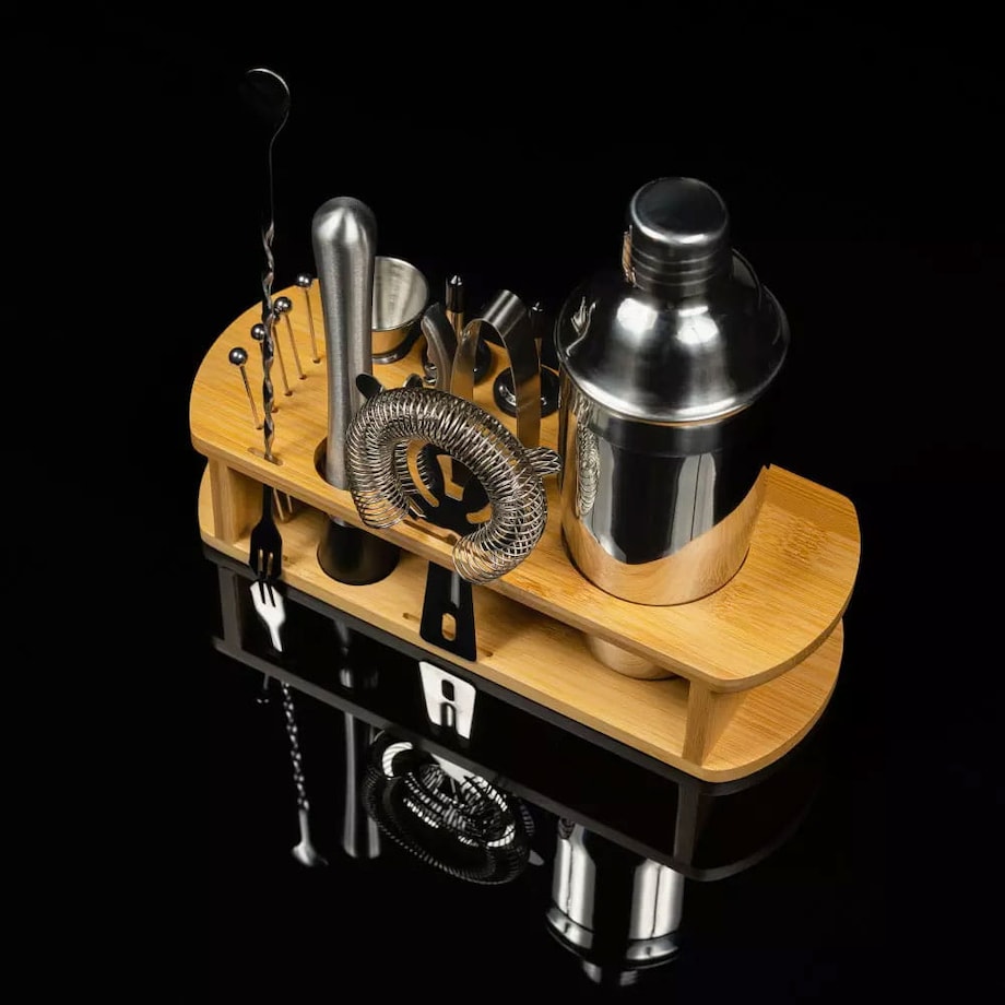 Zestaw barmański 16 elementów Shaker KLAUSBERG srebrny