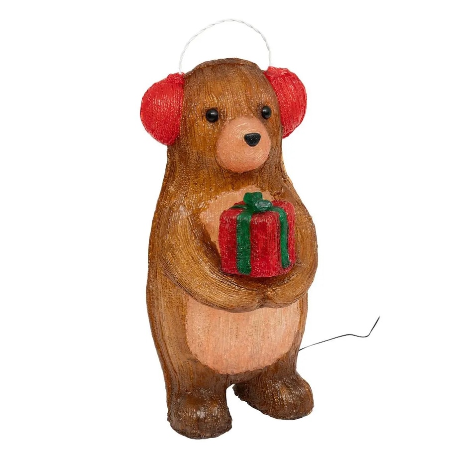 Ozdoba świetlna zewnętrzna, Miś, 60 LED, 47 cm