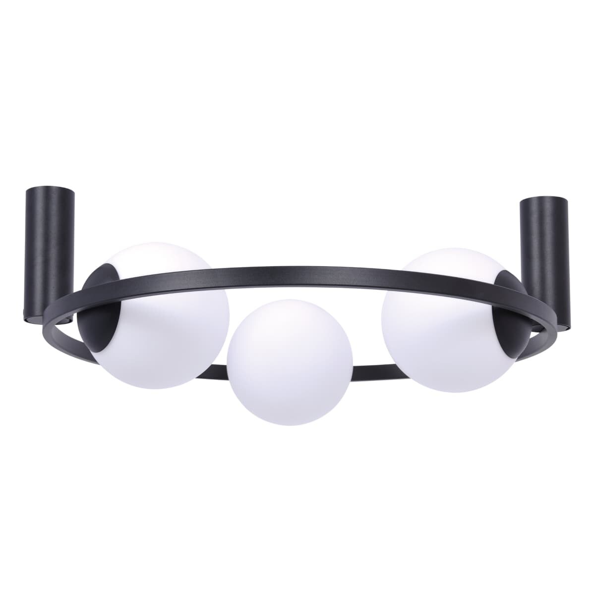 Sufitowa lampa jadalniana ORIBIT 5008 Zumaline kule biała czarna