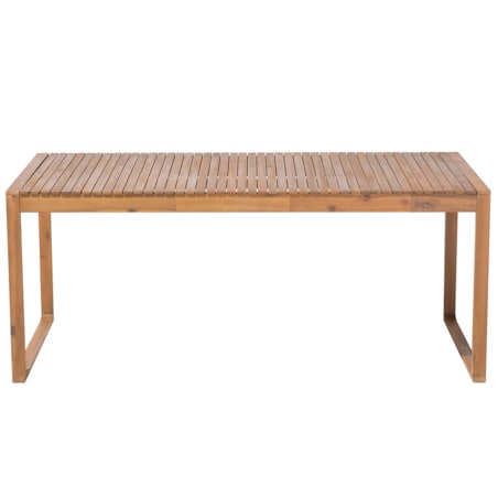 Stół ogrodowy akacjowy 180 x 90 cm jasne drewno SASSARI