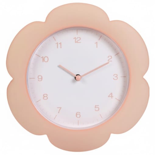 Zegar ścienny w kształcie kwiatu KRONA, 23 cm