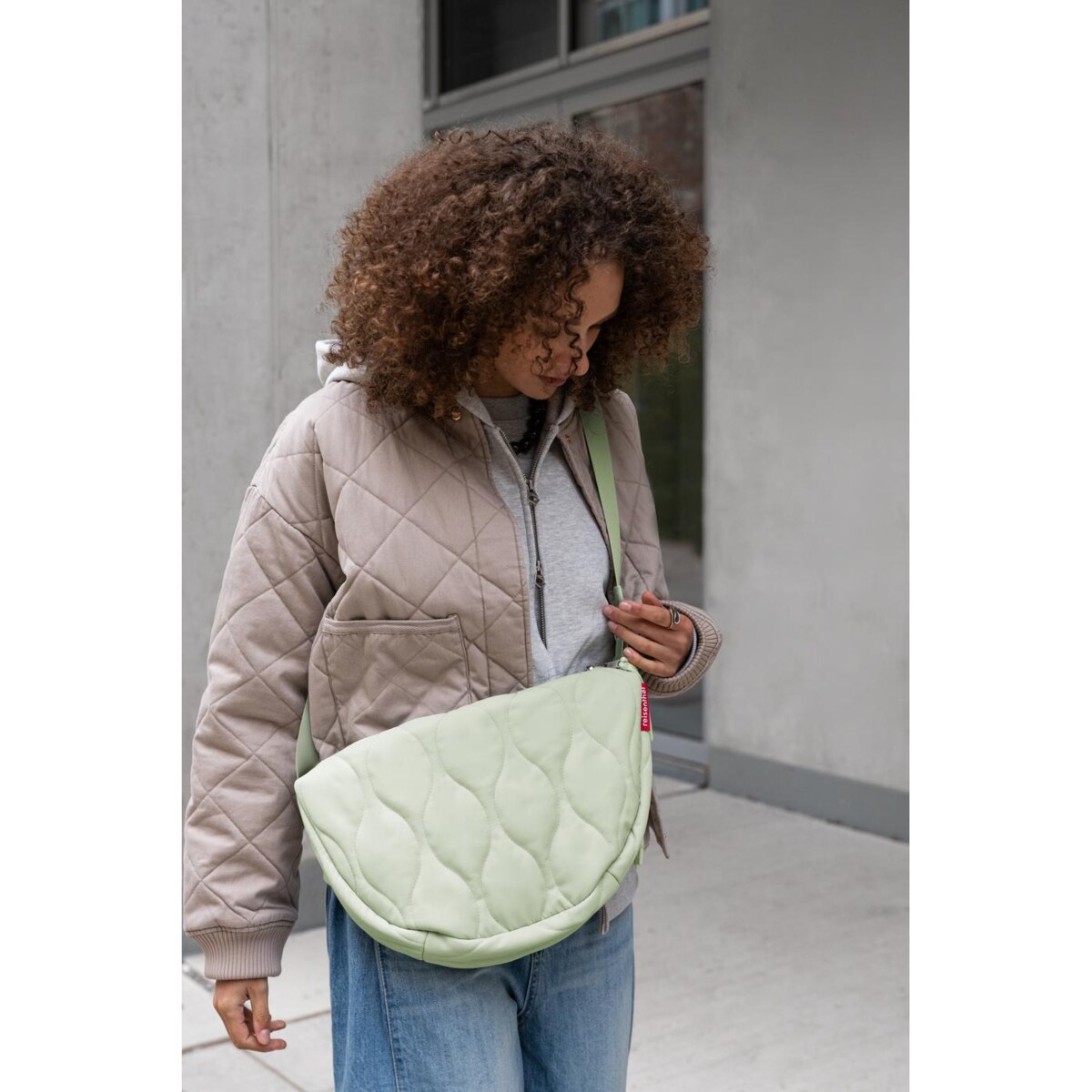 Torba MOONBAG S, puffer iced matcha