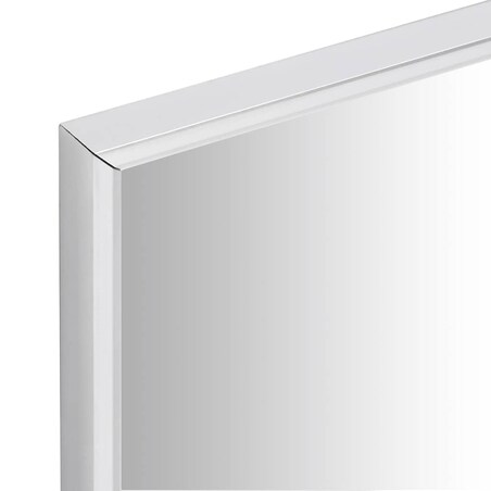 vidaXL Lustro w srebrnej ramie, 60x60 cm