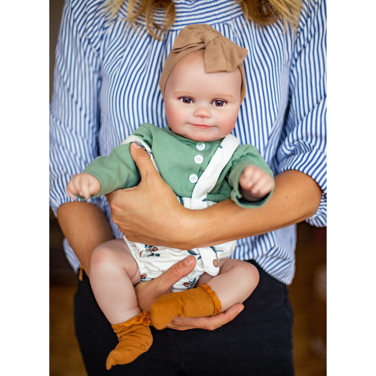 Lalka Reborn Baby Doll JAK ŻYWE Dziecko bobas odrodzona lalka Winylowa