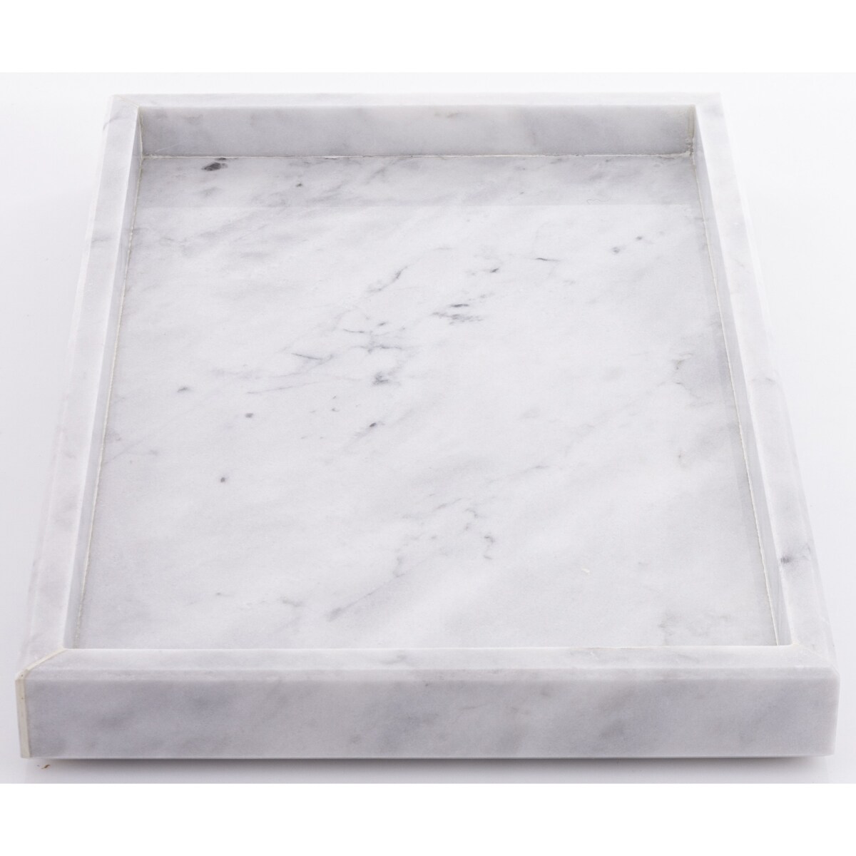 Taca dekoracyjna 30x20 cm MARMARILO  szaro-biała