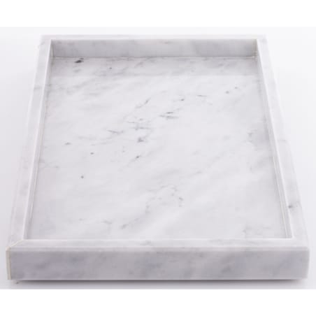 Taca dekoracyjna 30x20 cm MARMARILO szaro-biała