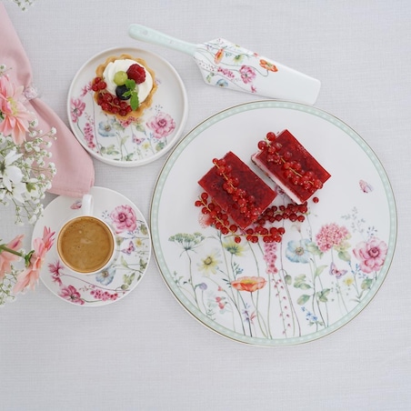 VILLA ITALIA Talerzyk deserowy 15 cm porcelanowy GARDENO