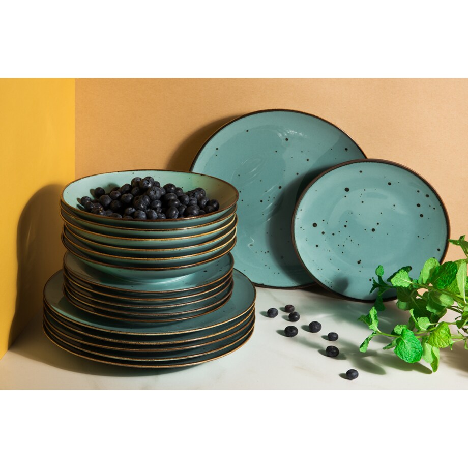 Konsimo ALUMINA Serwis obiadowy 6os. (18el.)