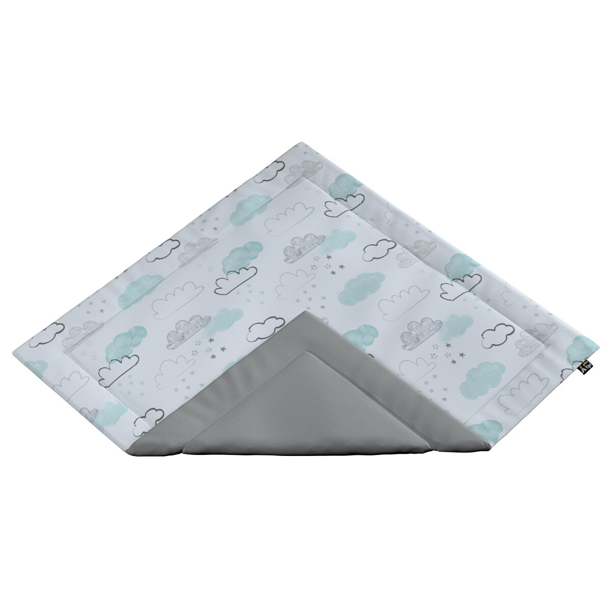 Mata do tipi, ecru-niebieski, 110x110, Magic Collection