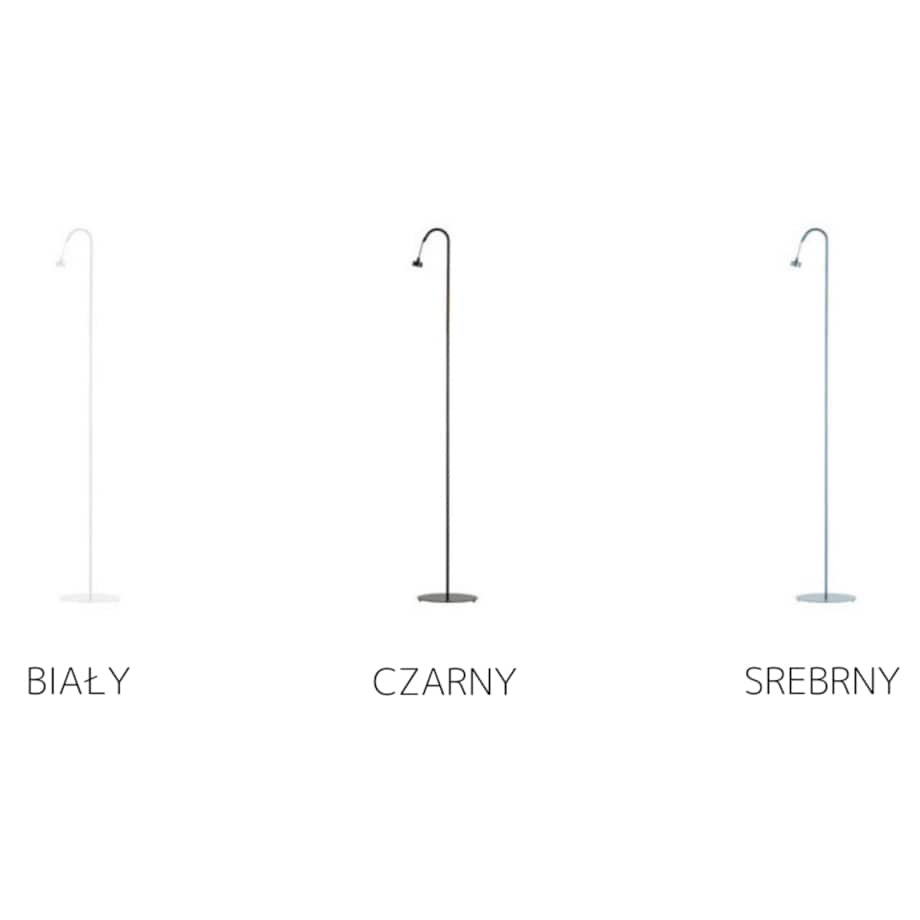 Lampa stojąca podłogowa z abażurem stożek FIORE