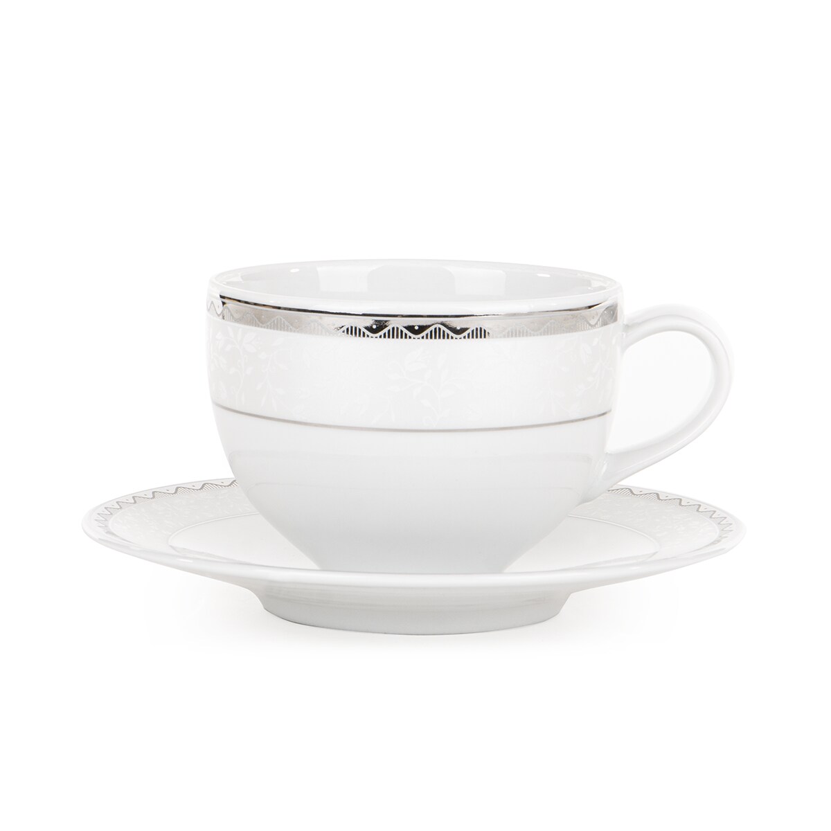 Zestaw kawowy 6os. (9el.) AMELIA PLATYNA