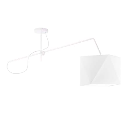 Lampa wisząca przegubowa sufitowa regulowana z abażurem diament MODERN