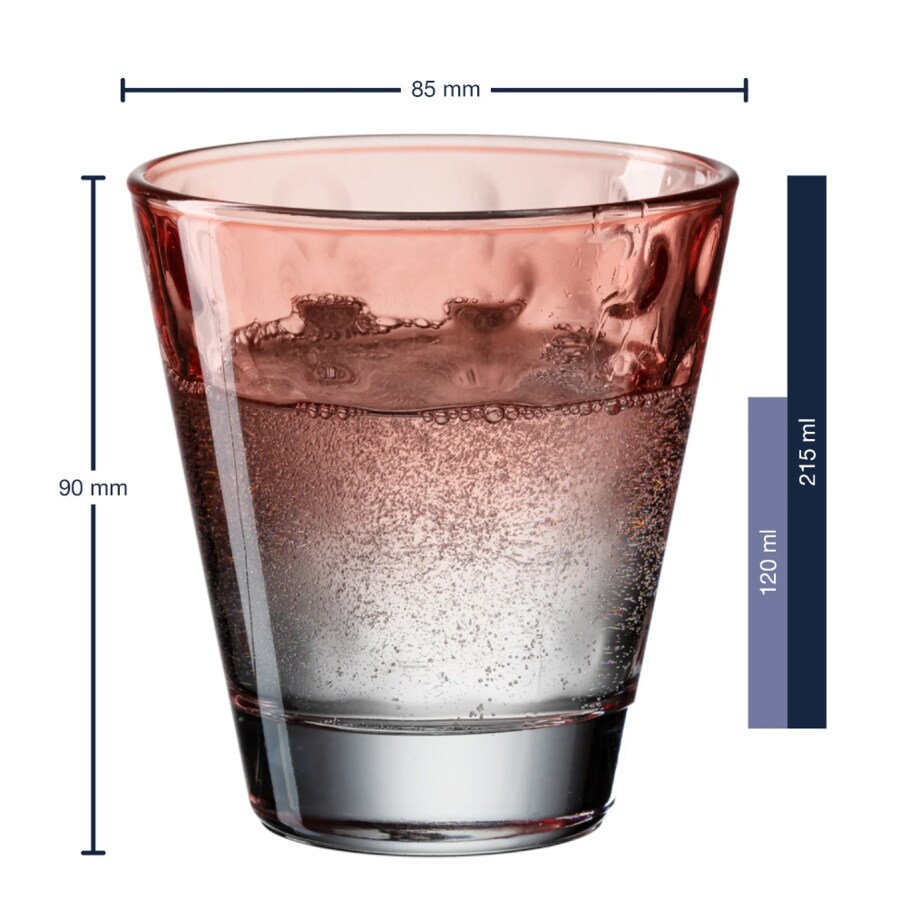 Zestaw 6 szklanek pastel 215ml Opitc