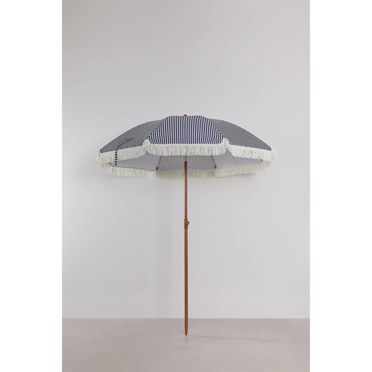 Parasol ogrodowy retro biało-granatowy Mika Ø175 cm