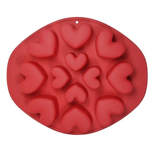 Silikonowa forma do pieczenia ciastek wzór Serca MAESTRO MR-1056