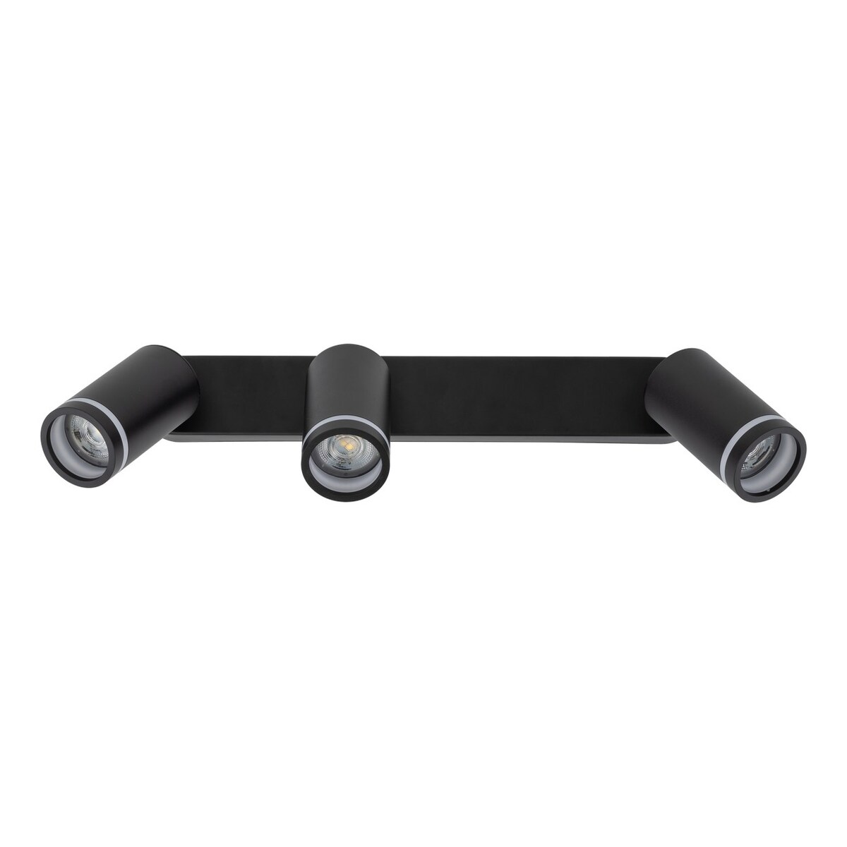Lampa sufitowa reflektor JET BLACK 6914 TK Lighting czarna listwa 3xGU10 regulowane spoty LED do salonu kuchni