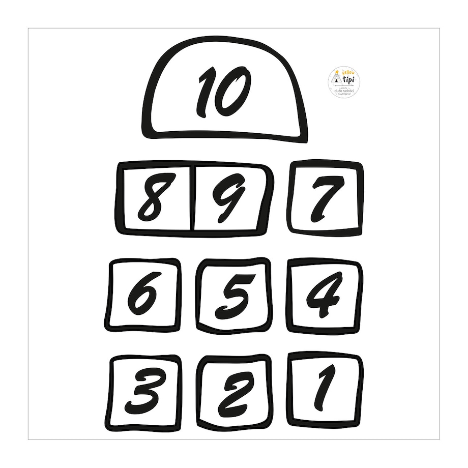 Naklejka Hopscotch, 70x110cm