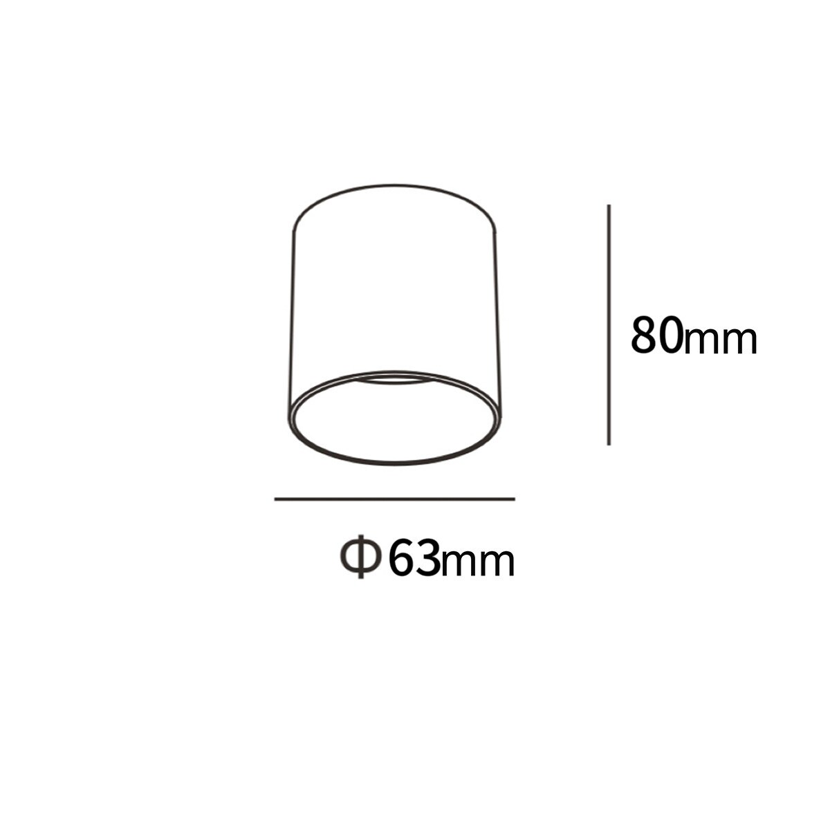 Oprawa natynkowa Light Prestige Tom czarny LED CCT 3000K/4000K/6000K (regulowana) 1 szt.