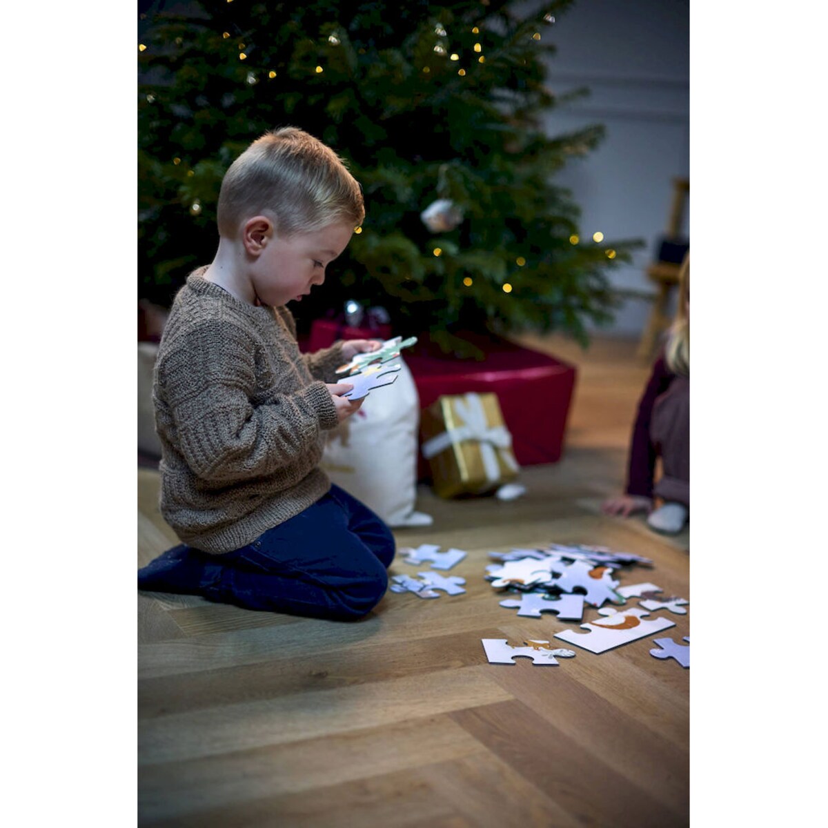 Filibabba Puzzle 30 el. (45x45 cm) Wonderful Winter - Forest friends