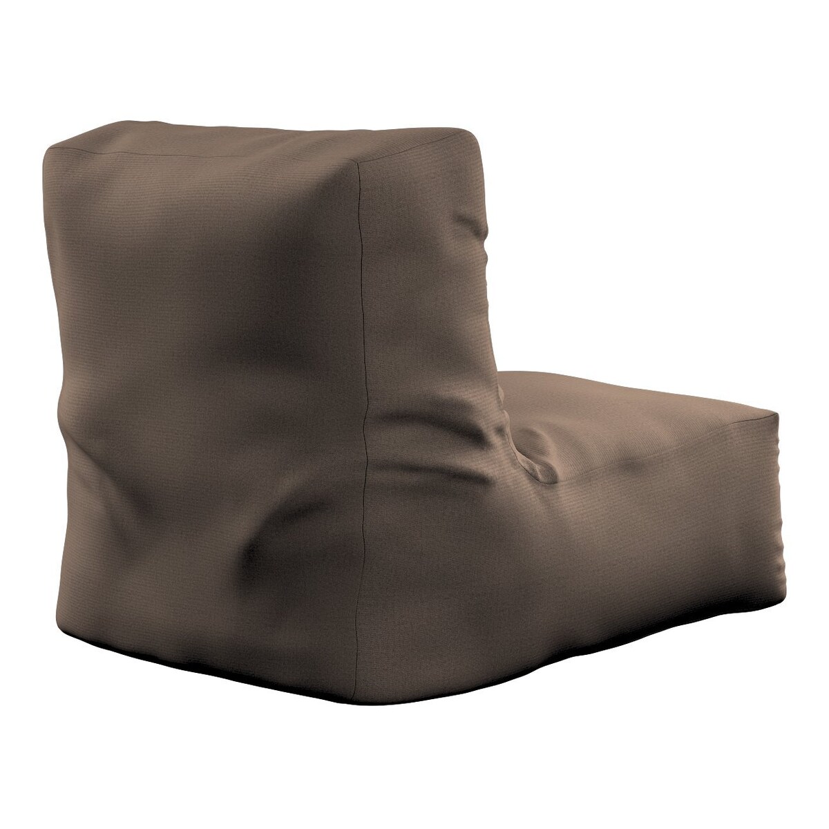 Pufa - fotel, brązowy, 67 x 31 x 75 cm, Etna