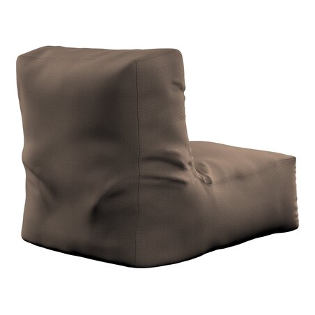 Pufa - fotel, brązowy, 67 x 31 x 75 cm, Etna