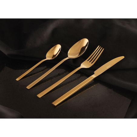 Widelec obiadowy Piano Shiny gold 31029
