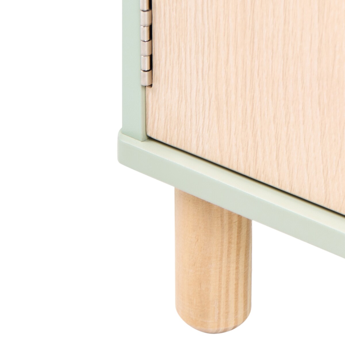 Regał na książki 3 półki NOBBY 90 cm Jasnozielony