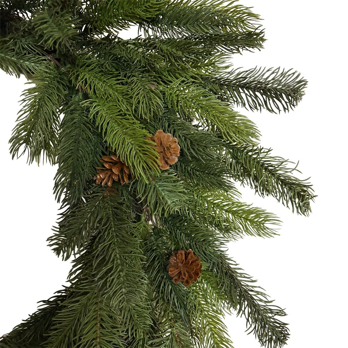 Wianek Świąteczny Świerk z Szyszkami XXL 70 cm