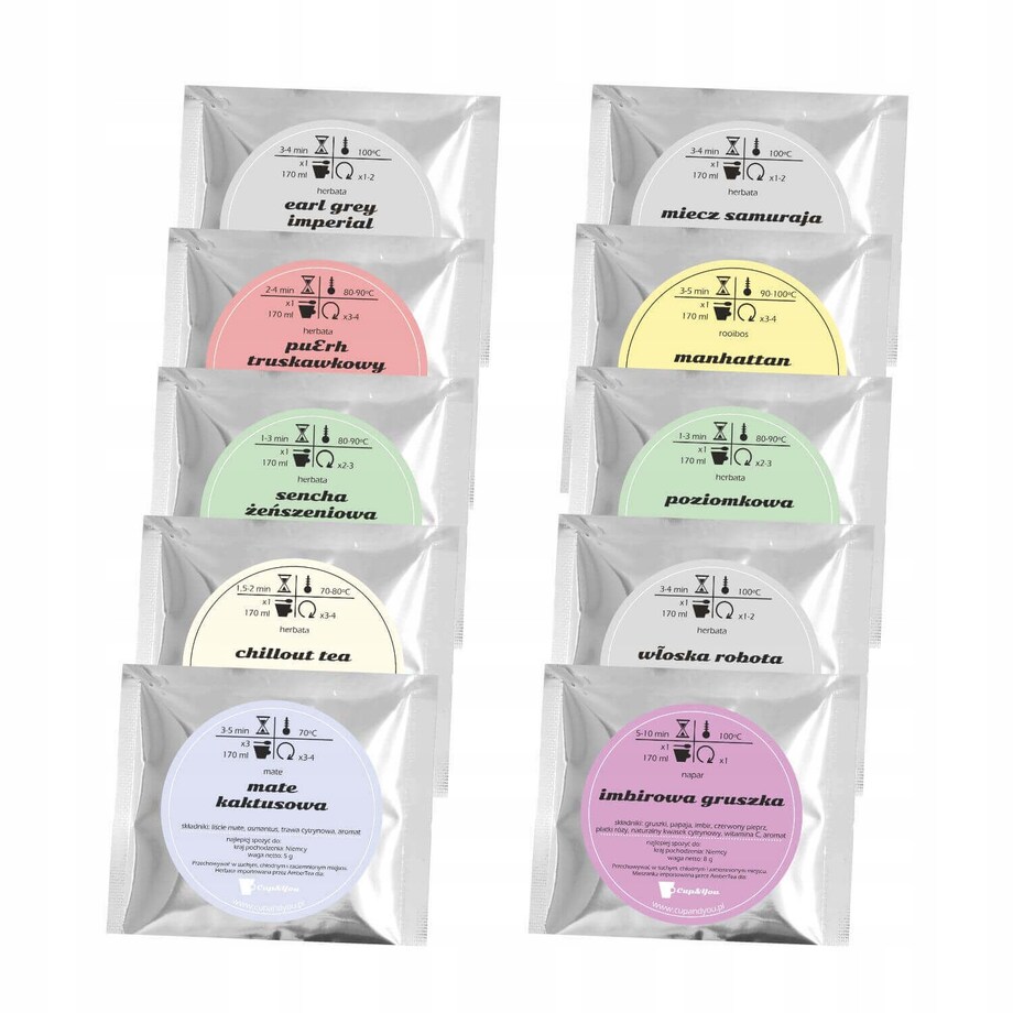 Niesamowity Upominek dla taty Dzień Ojca - 10 herbat smakowych mix idealny