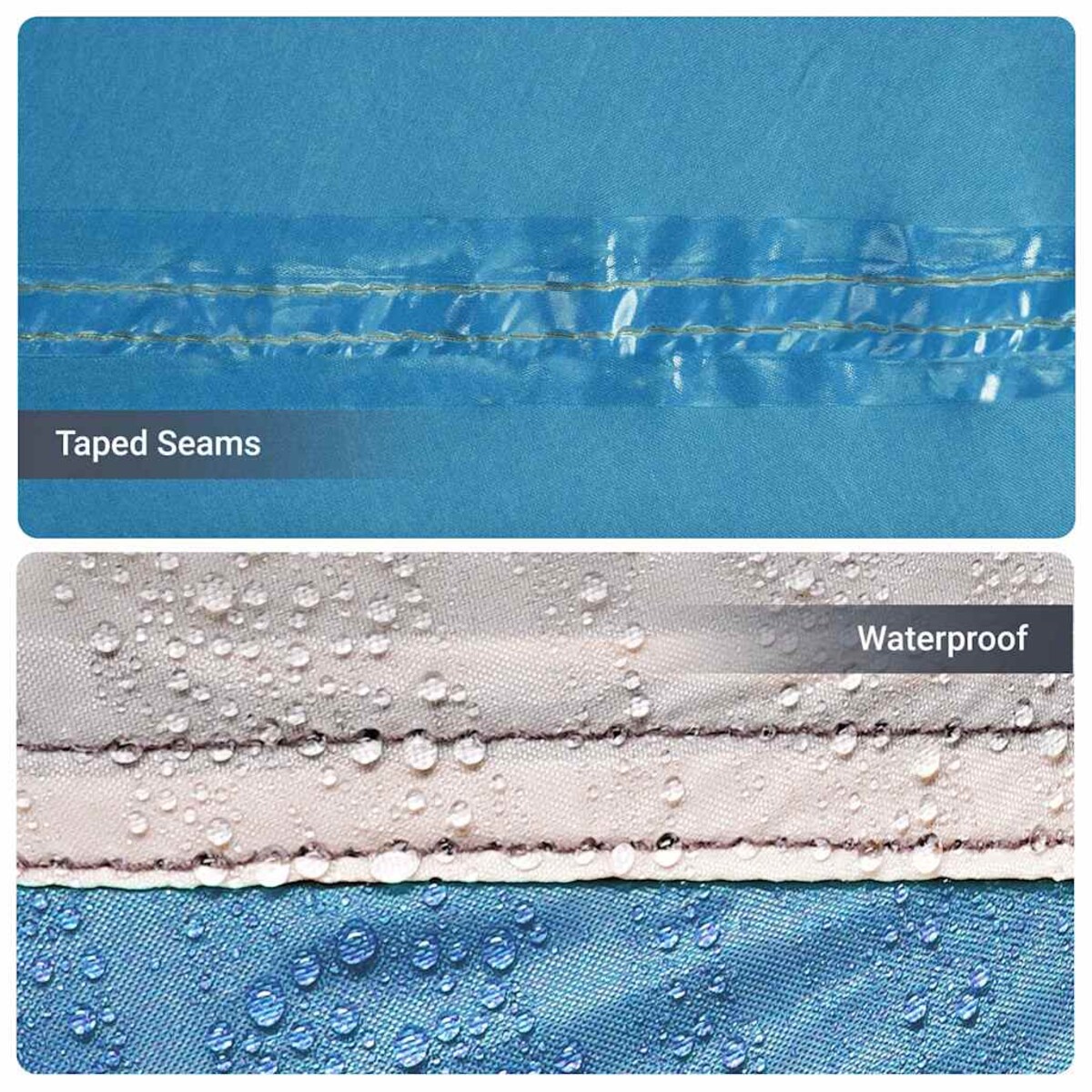 vidaXL Namioty z dachem Niebieski 576 x 325 x 213 cm Poliester