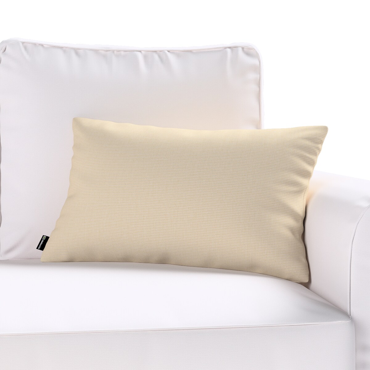 Poszewka Kinga na poduszkę prostokątną 60x40 beżowo-kremowy