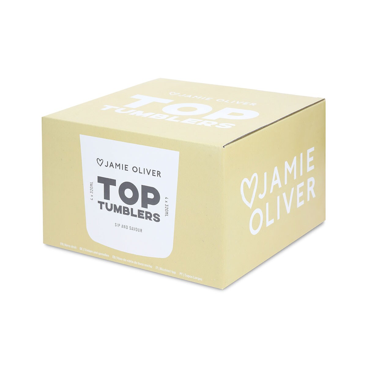 Jamie Oliver szklanki 320 ml Big Love - 4 szt.