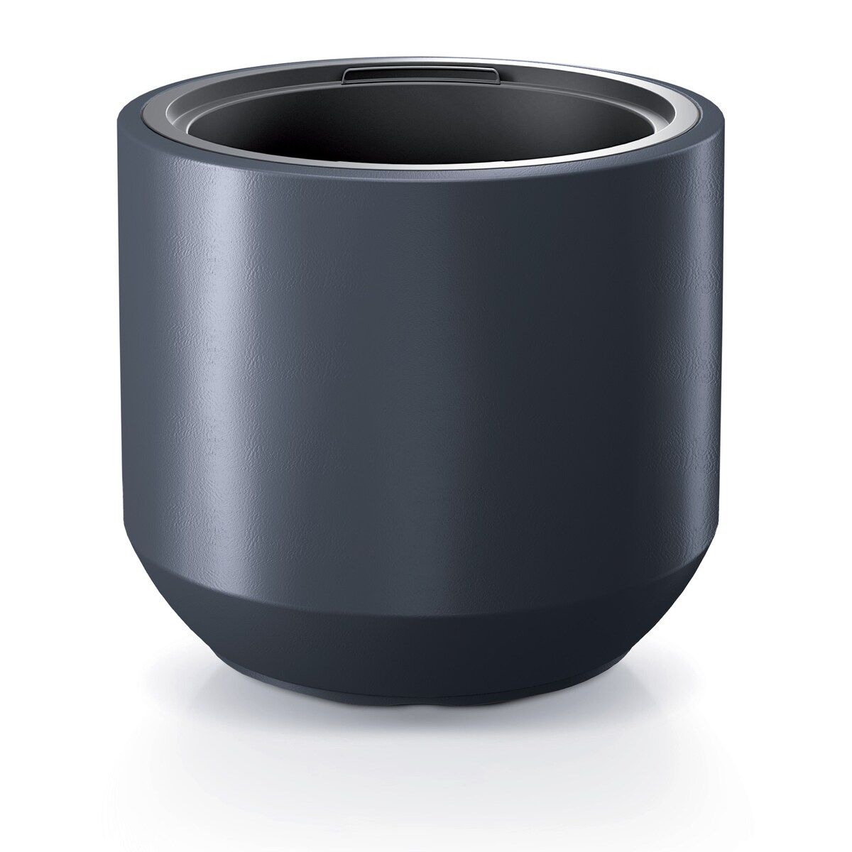 Doniczka Donica Ogrodowa 39 Cm Okrągła Na Taras Do Ogrodu Domu Antracytowa