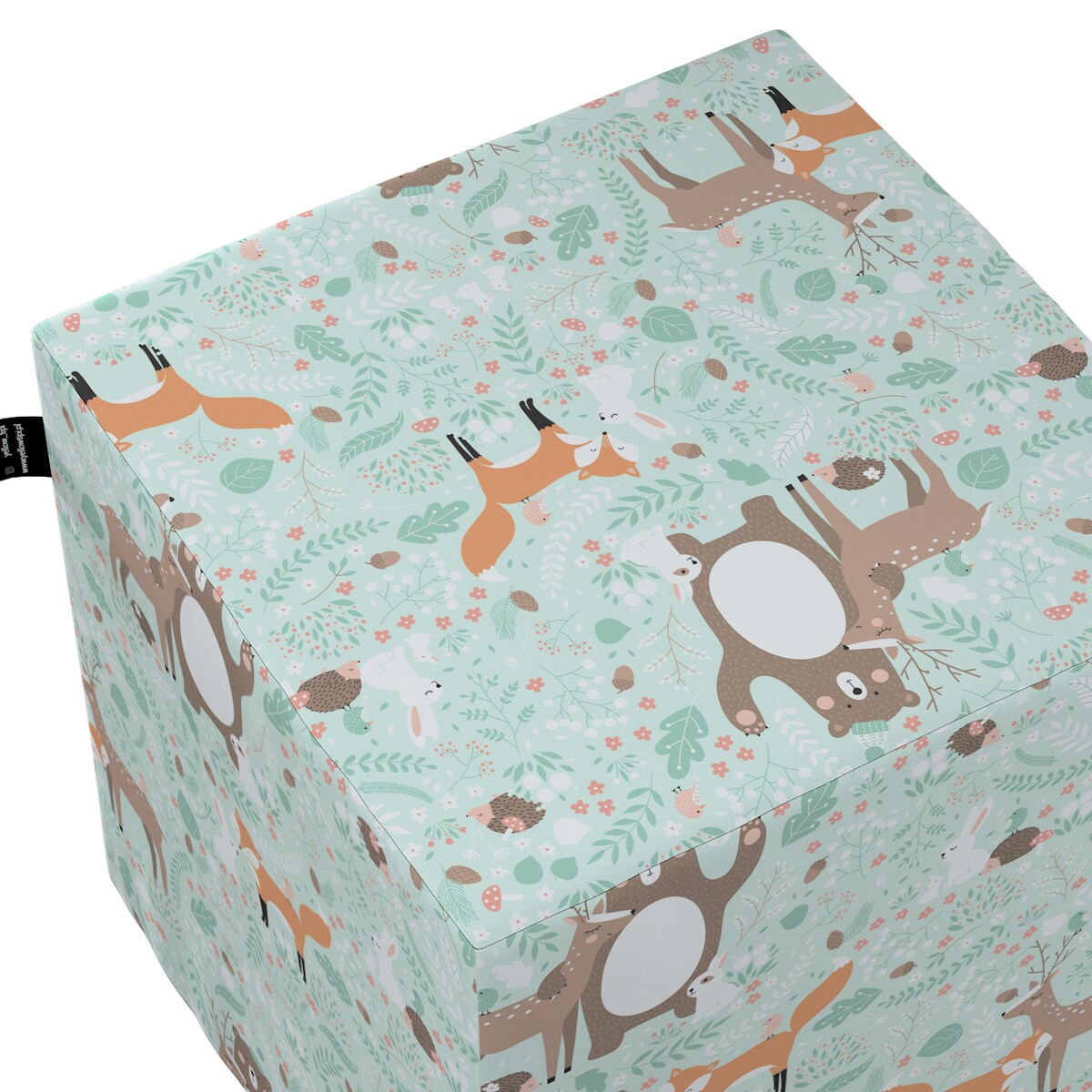 Puf kostka Nano, zielony, 40 x 40 x 40 cm, Magic Collection