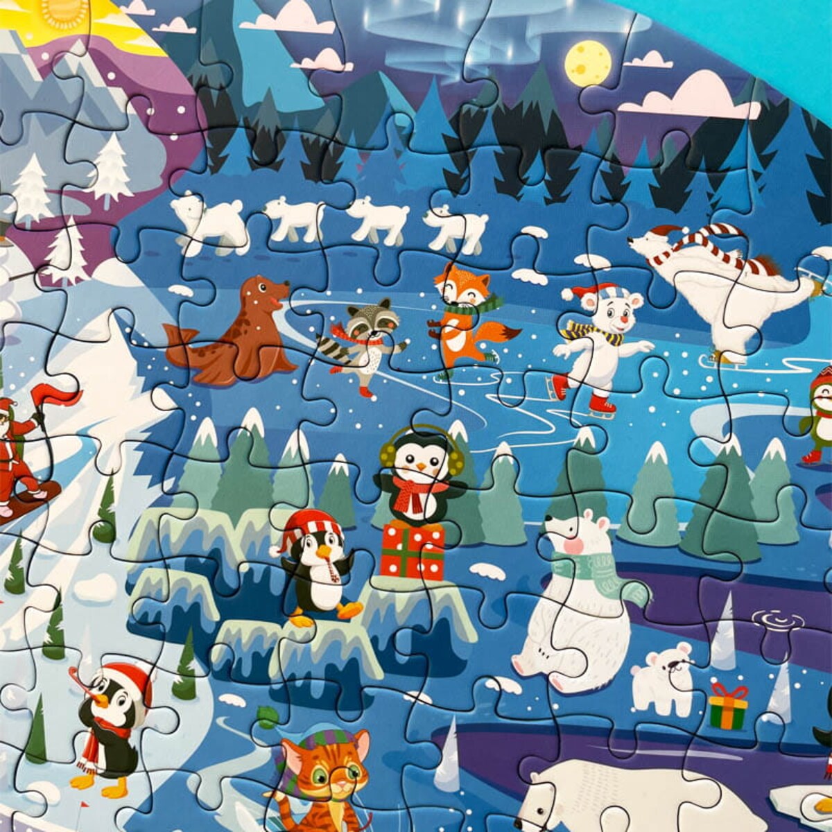 Puzzle edukacyjne - MIŚ POLARNY - 180 szt