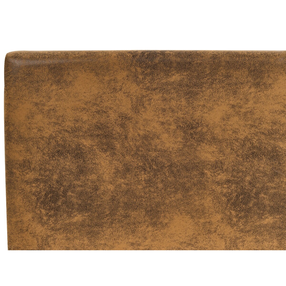 Łóżko tapicerowane 140 x 200 cm brązowe FITOU