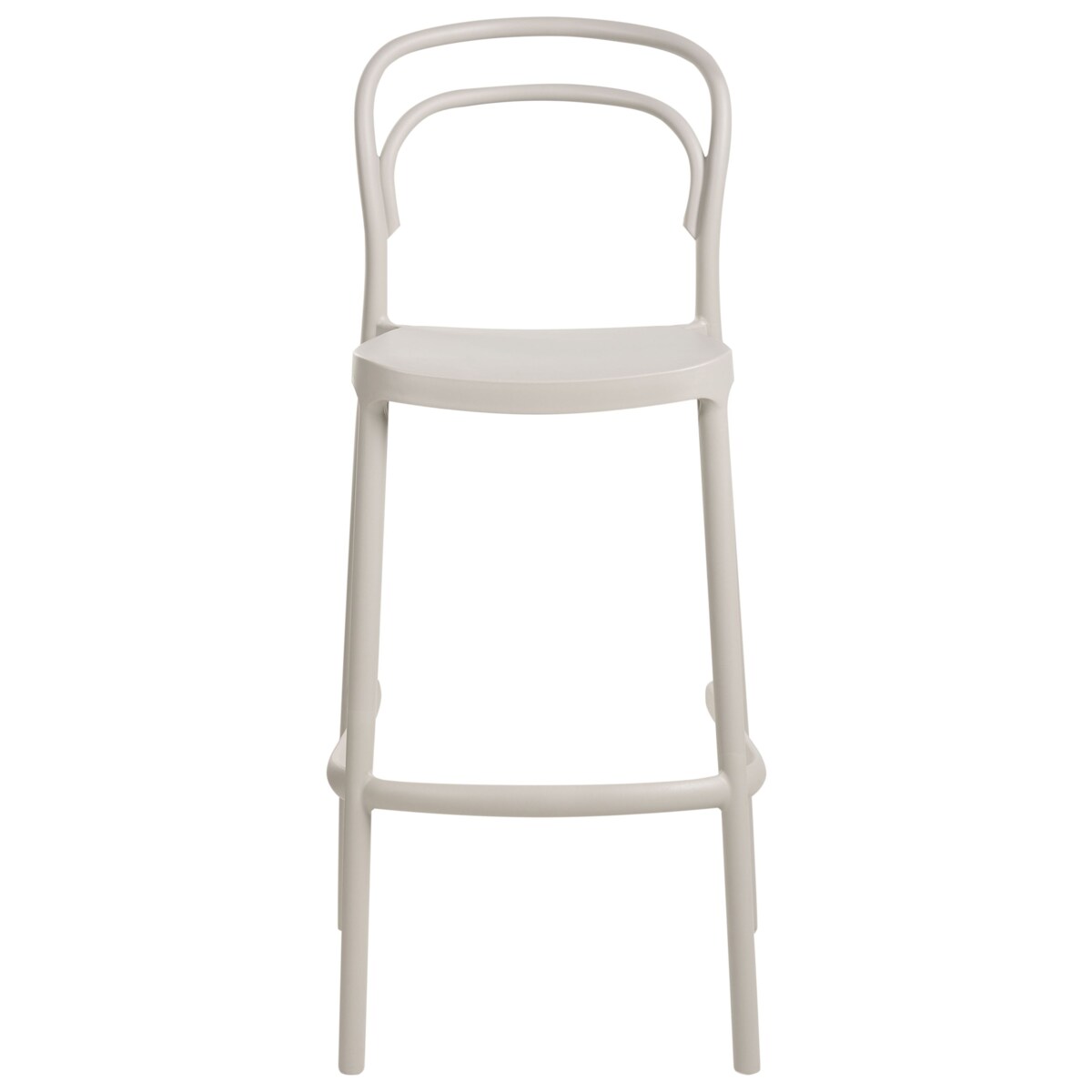 Zestaw 2 krzeseł ogrodowych PORANO Beżowy