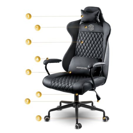 Fotel biurowy obrotowy krzesło biurowe Sofotel Werona